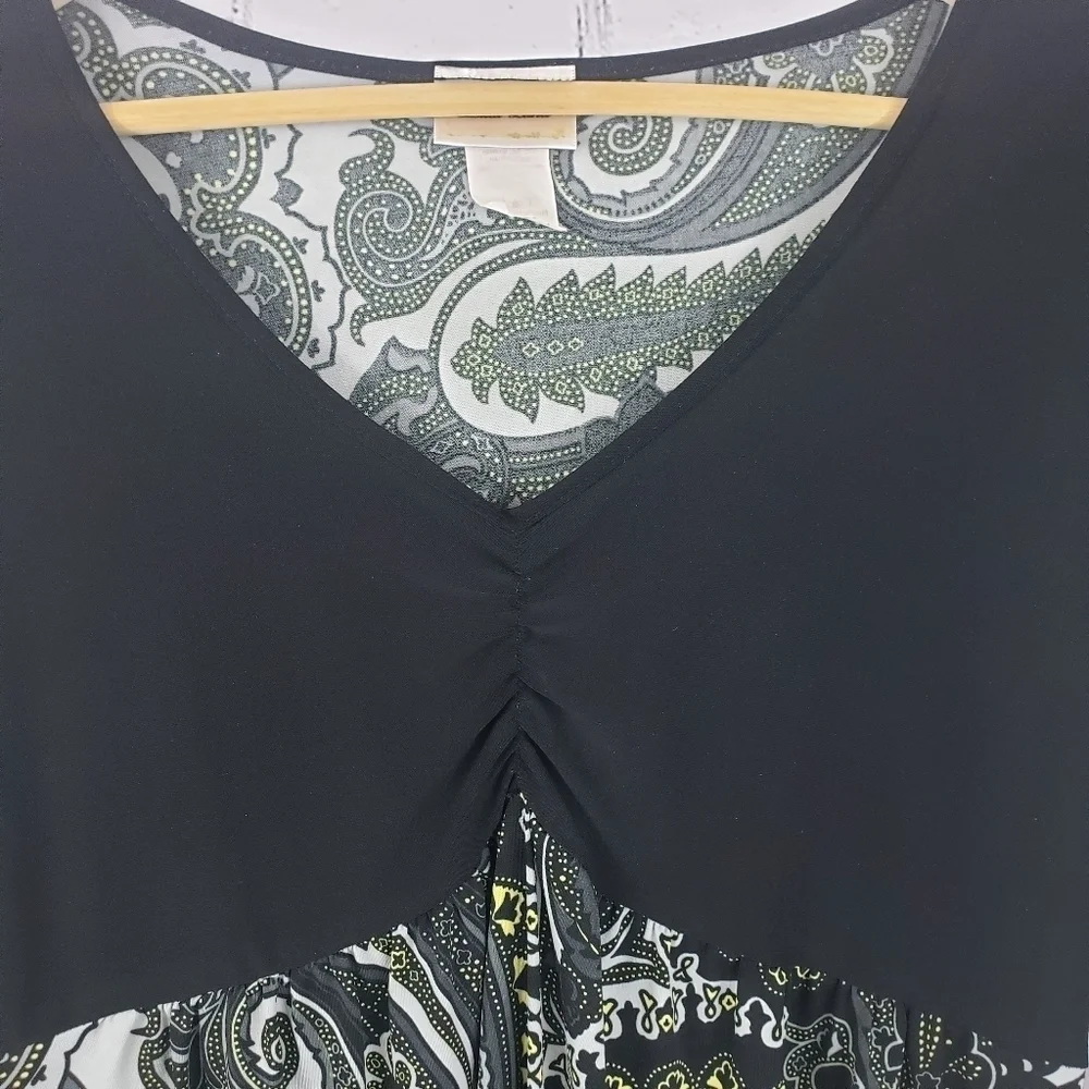 CASUAL LAND 3/4 Sleeve Blouse Top Size 1X - Picture 3 of 10
